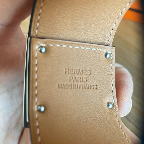 Hermès Kelly Dog Bracelet Black and Silver - Picture 4 of 6